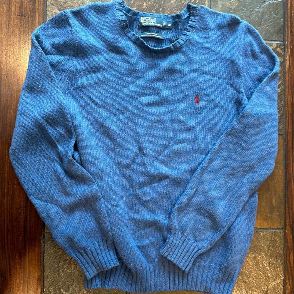 Like new barely worn mens, medium,polo by Ralph Lauren sweater!